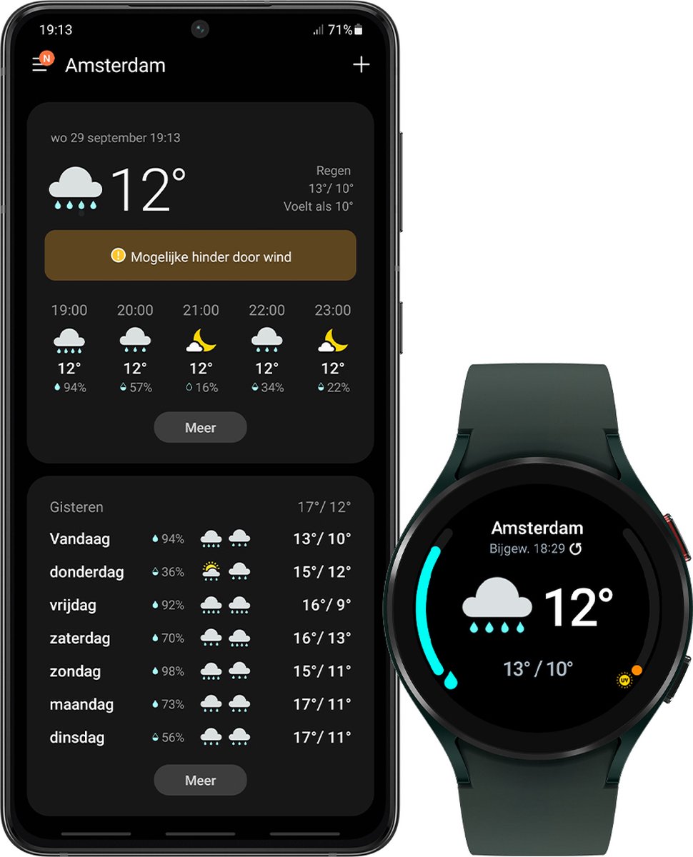 Samsung Galaxy Watch4 44 mm - Groen