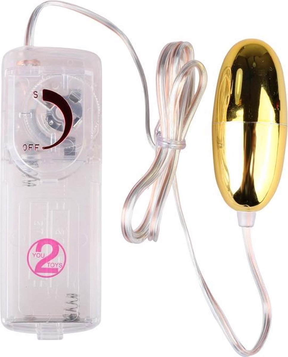 You2Toys en vibratie eitje - Goud