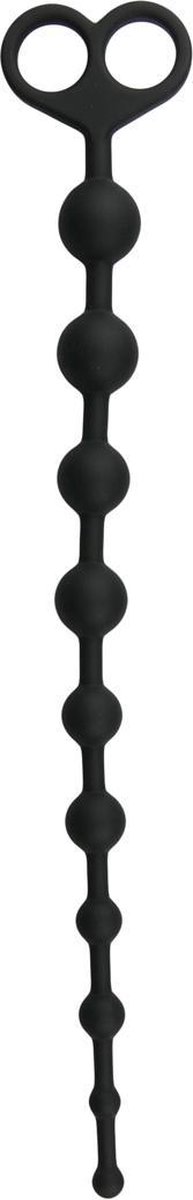 e lange anaal kralen - Zwart