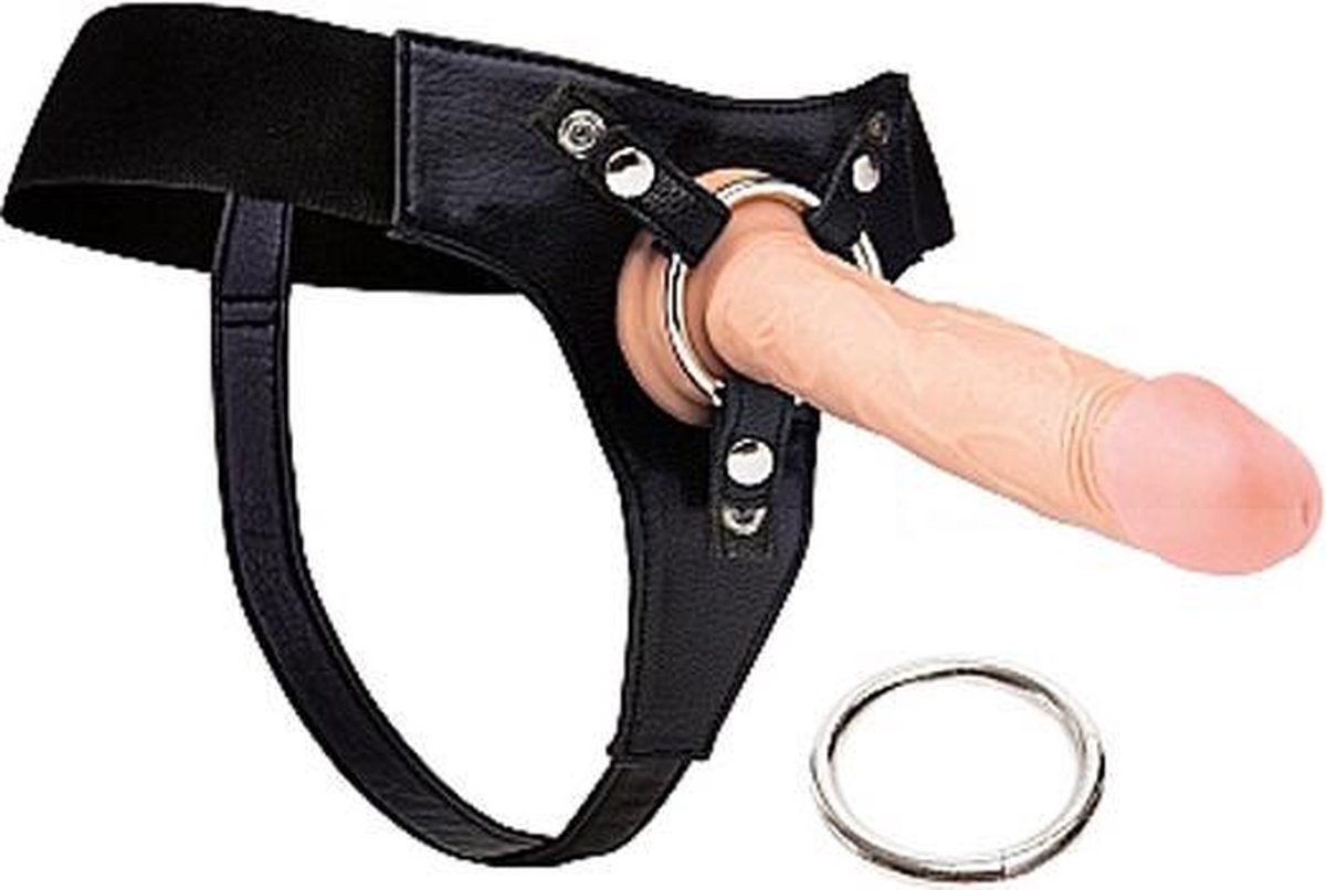 RealRock Strap-On harnas deluxe - Zwart