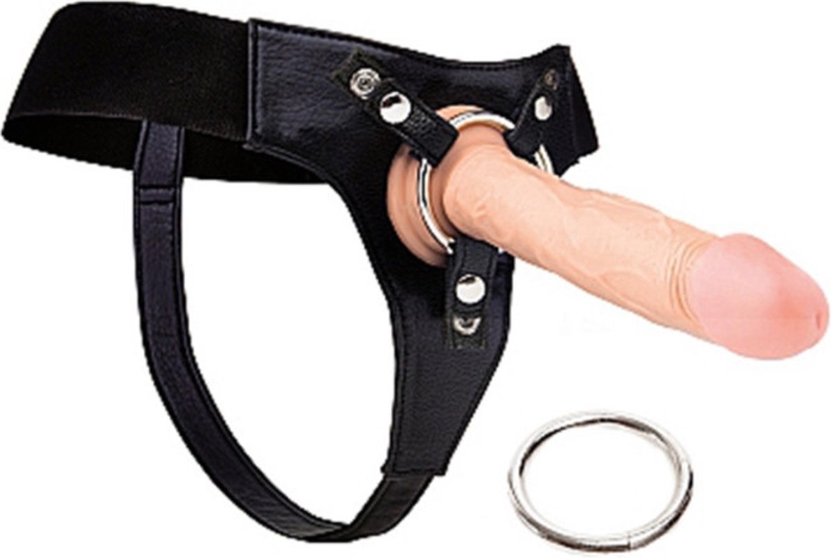 RealRock Strap-On harnas deluxe - Zwart