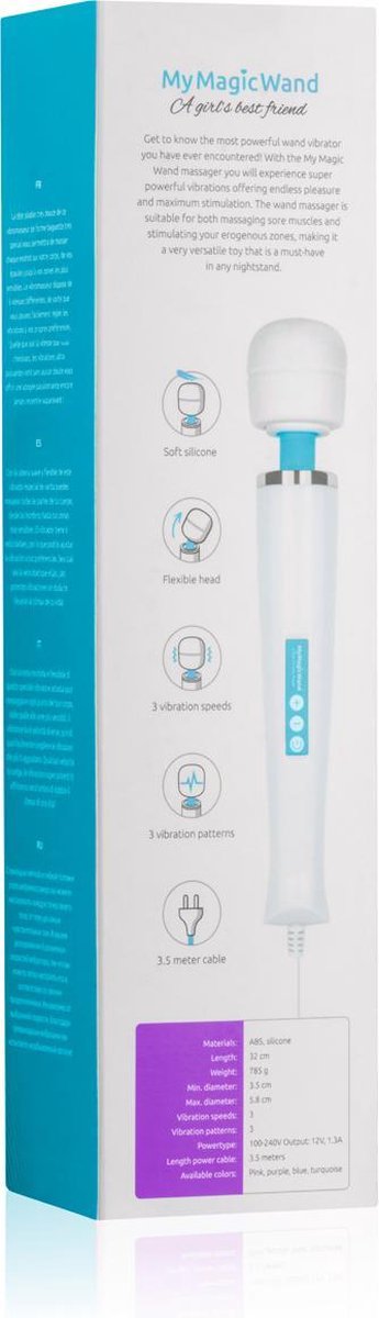 MyMagicWand - (krachtigste vibrator) - Blauw