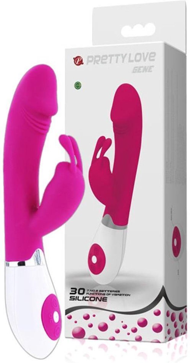 Pretty Love Gene Rabbit Vibrator - Roze