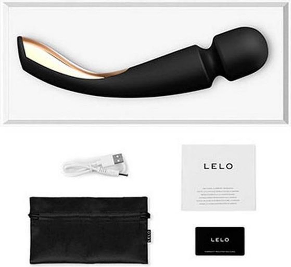 LELO Smart Wand 2 - Large - - Zwart