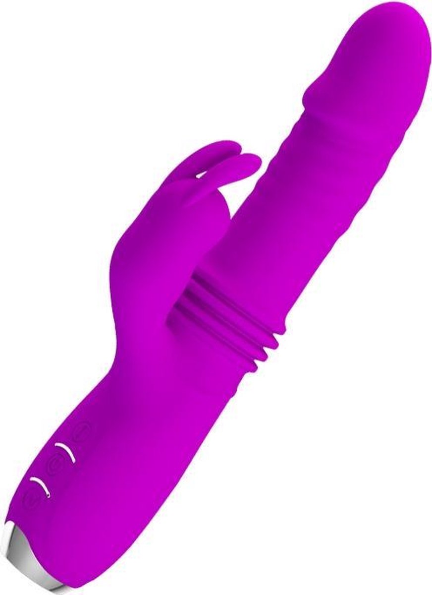 Pretty Love Dorothy Stotende Rabbit Vibrator - Paars