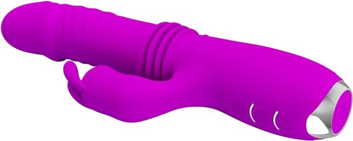 Pretty Love Dorothy Stotende Rabbit Vibrator - Paars
