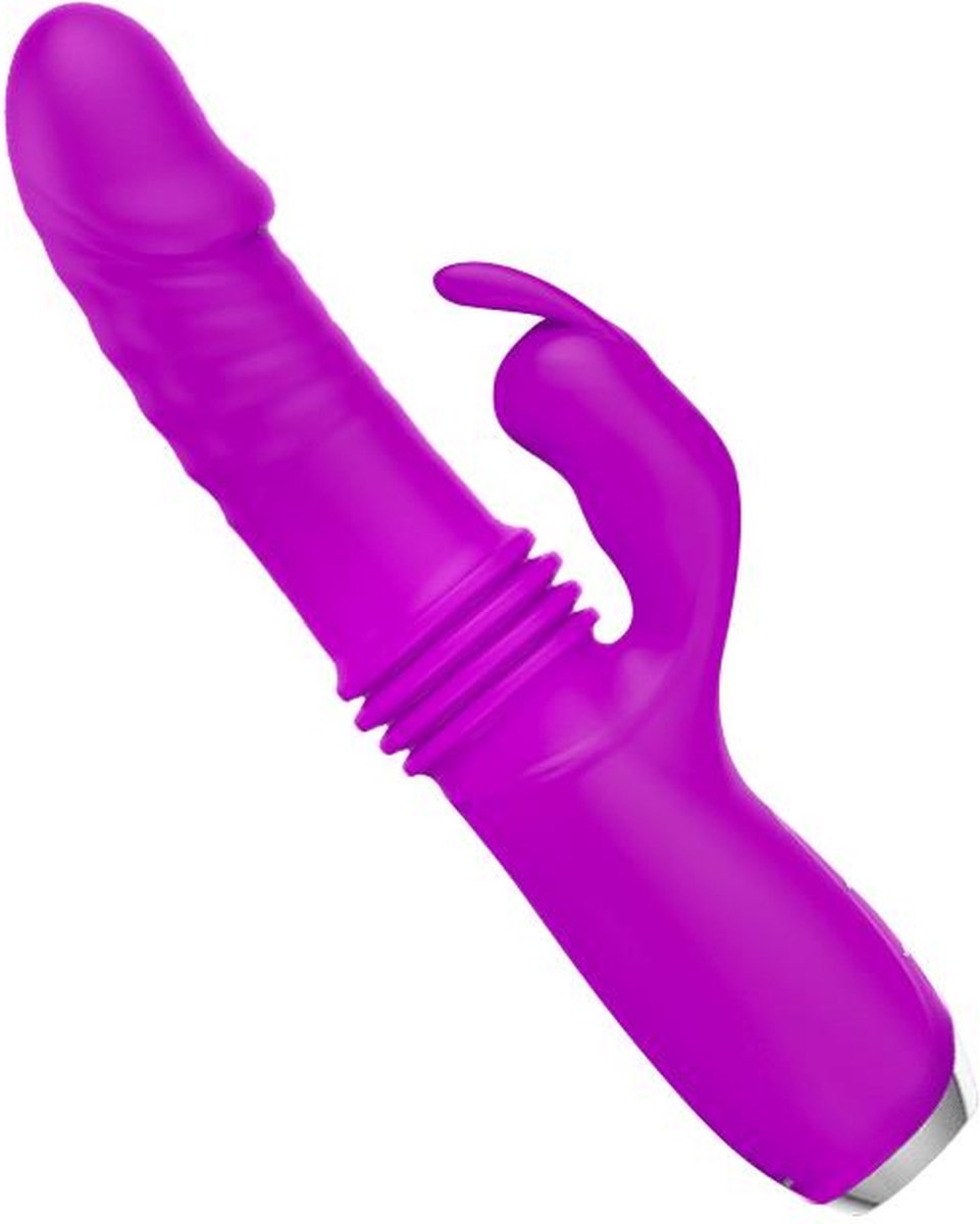 Pretty Love Dorothy Stotende Rabbit Vibrator - Paars