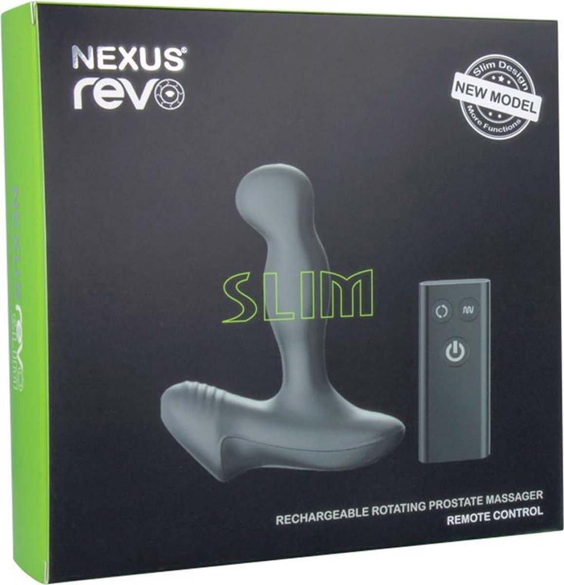 Nexus Revo Slim Prostaat Vibrator - Zwart