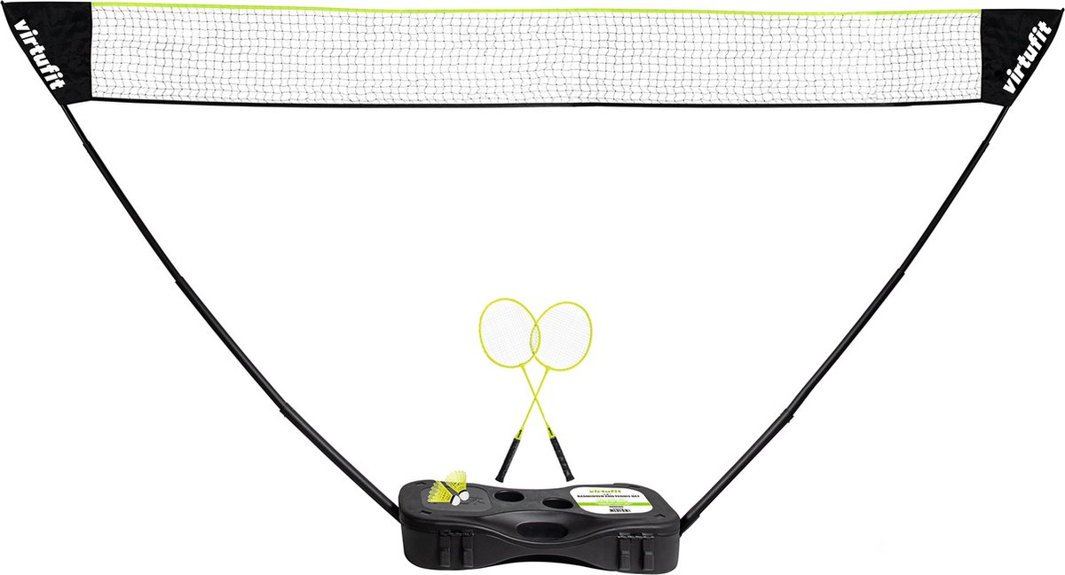 VirtuFit 2-in-1 Portable Badminton- en Tennis Set - Inclusief koffer
