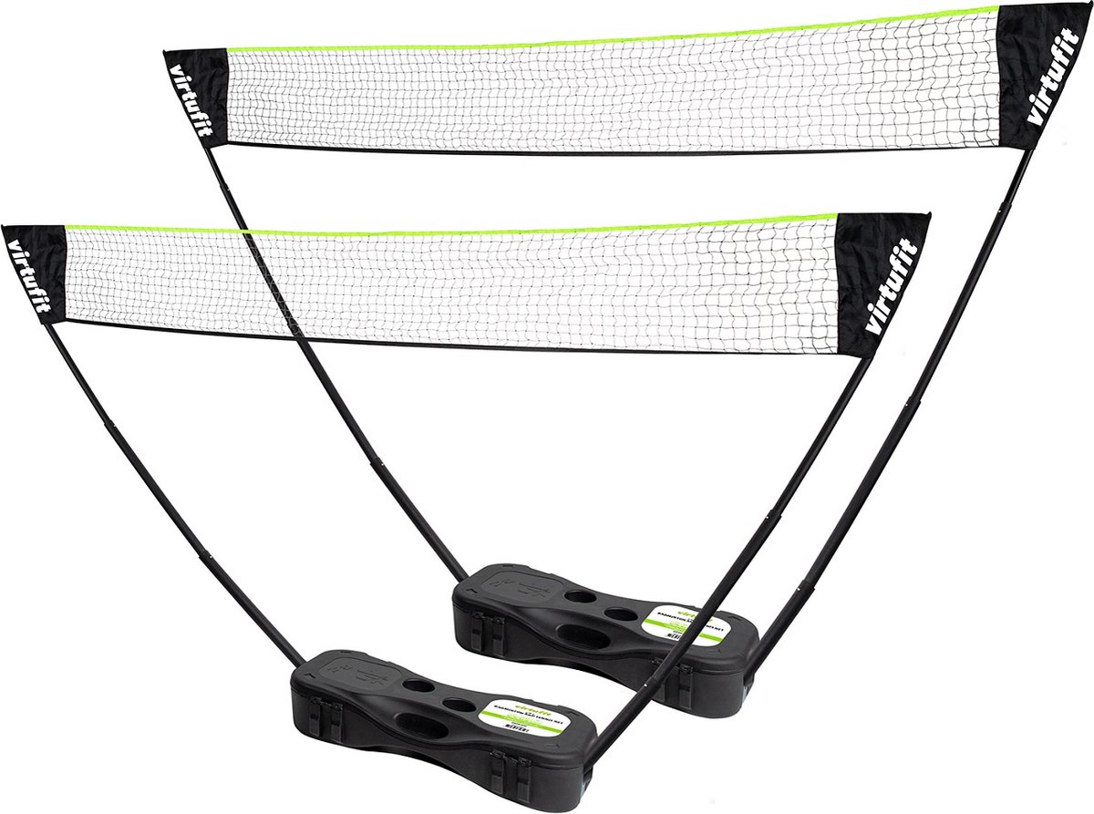 VirtuFit 2-in-1 Portable Badminton- en Tennis Set - Inclusief koffer