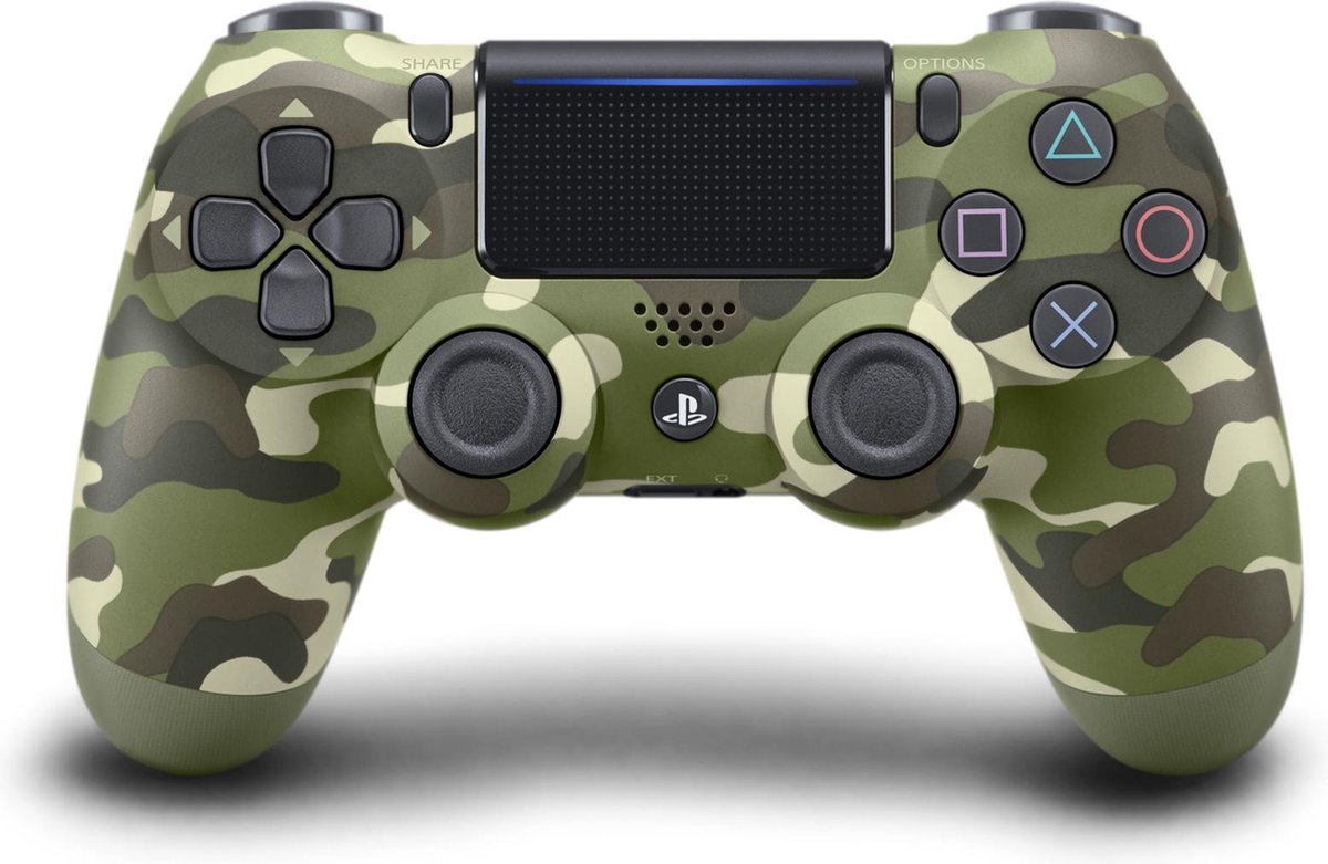Sony PlayStation 4 Draadloze DualShock V2 4 Controller Camo - Groen