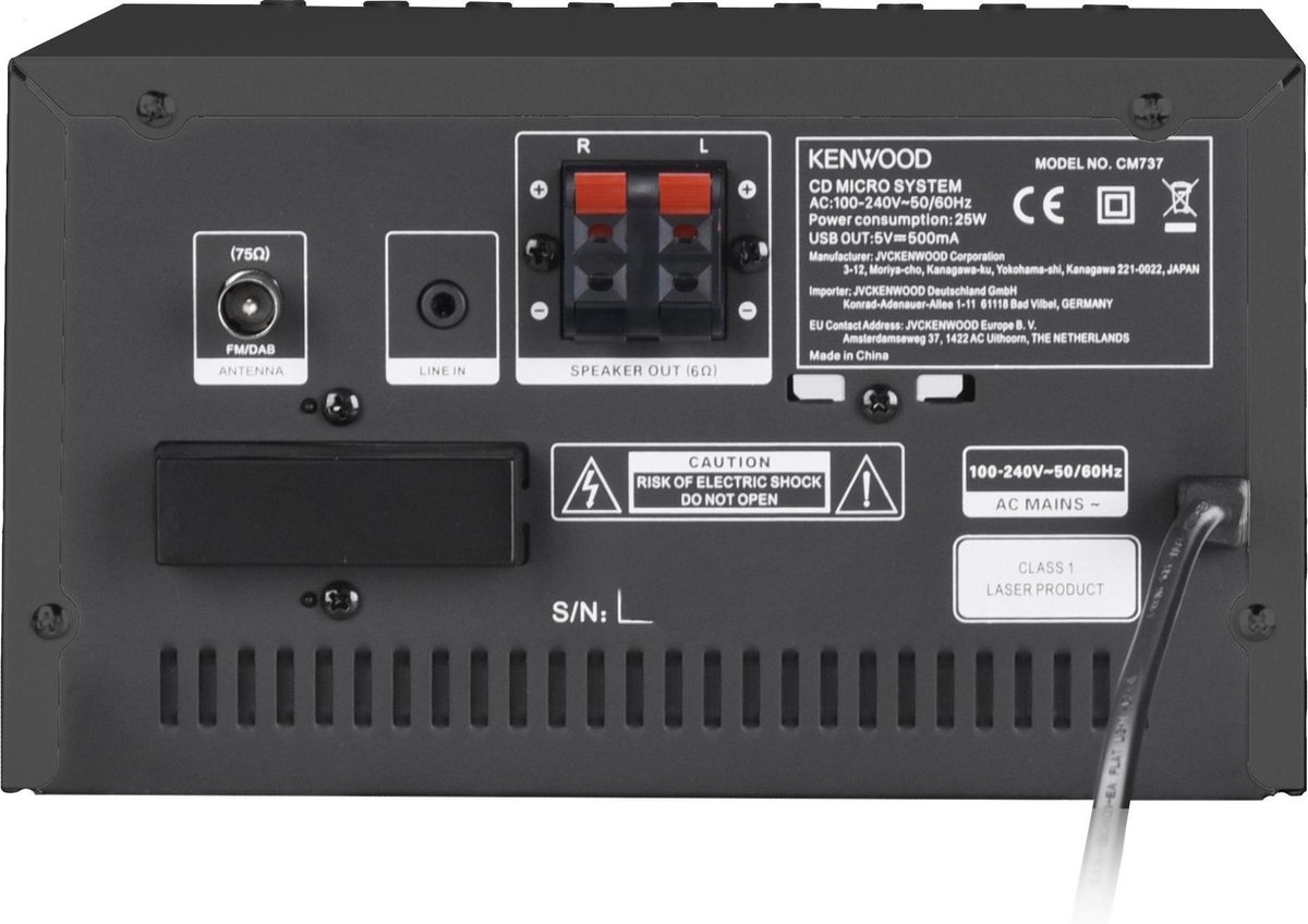 Kenwood M-7000B - Zwart