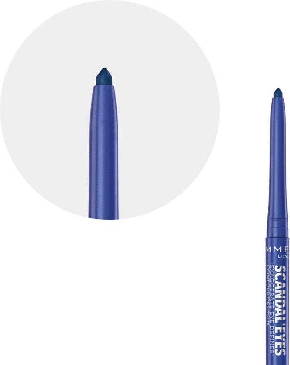 Rimmel 004 - Cobalt Blue Exaggerate Full Colour Eye Definer Oogpotlood 0.35 g - Blauw