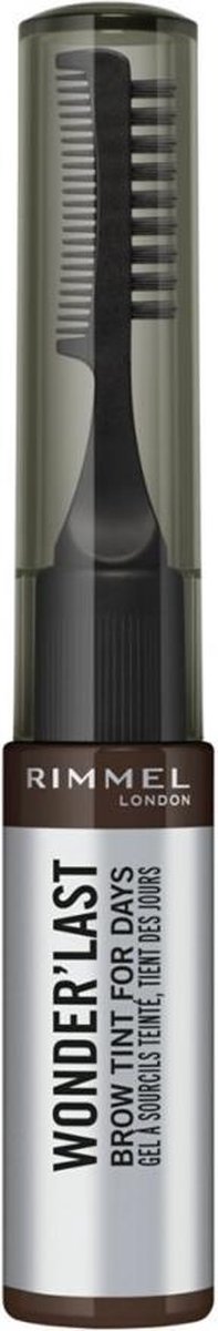 Rimmel 004 - Soft Black Brow Wonder'last Brow Tattoo Wenkbrauwpotlood 4.5 ml - Marrón