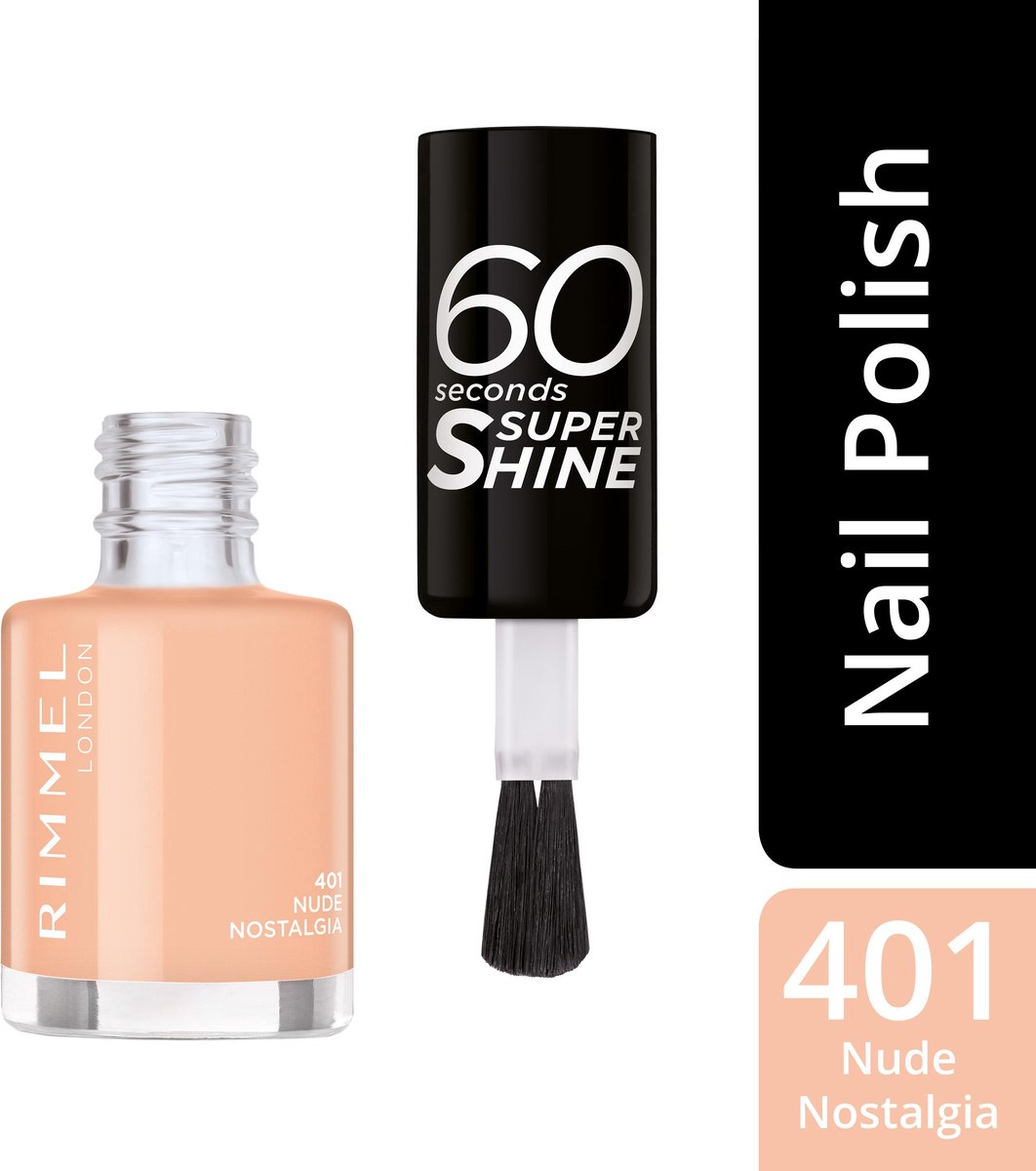 Rimmel 401 - Nude Nostalgia 60 Seconds Nagellak 8ml