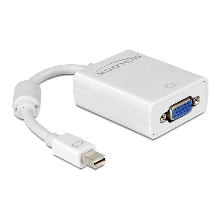 DeLOCK MiniDisplayport 1.1(M) a VGA(H) - Adaptador - Wit