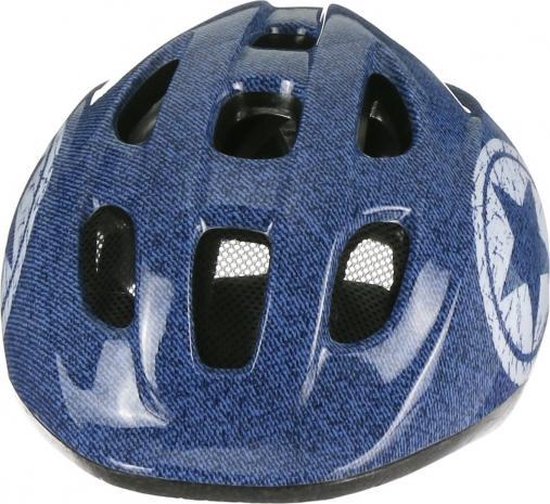 Polisport Fietshelm Jeans Junior Maat 52/56 Cm - Blauw