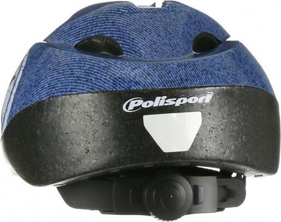 Polisport Fietshelm Jeans Junior Maat 52/56 Cm - Blauw
