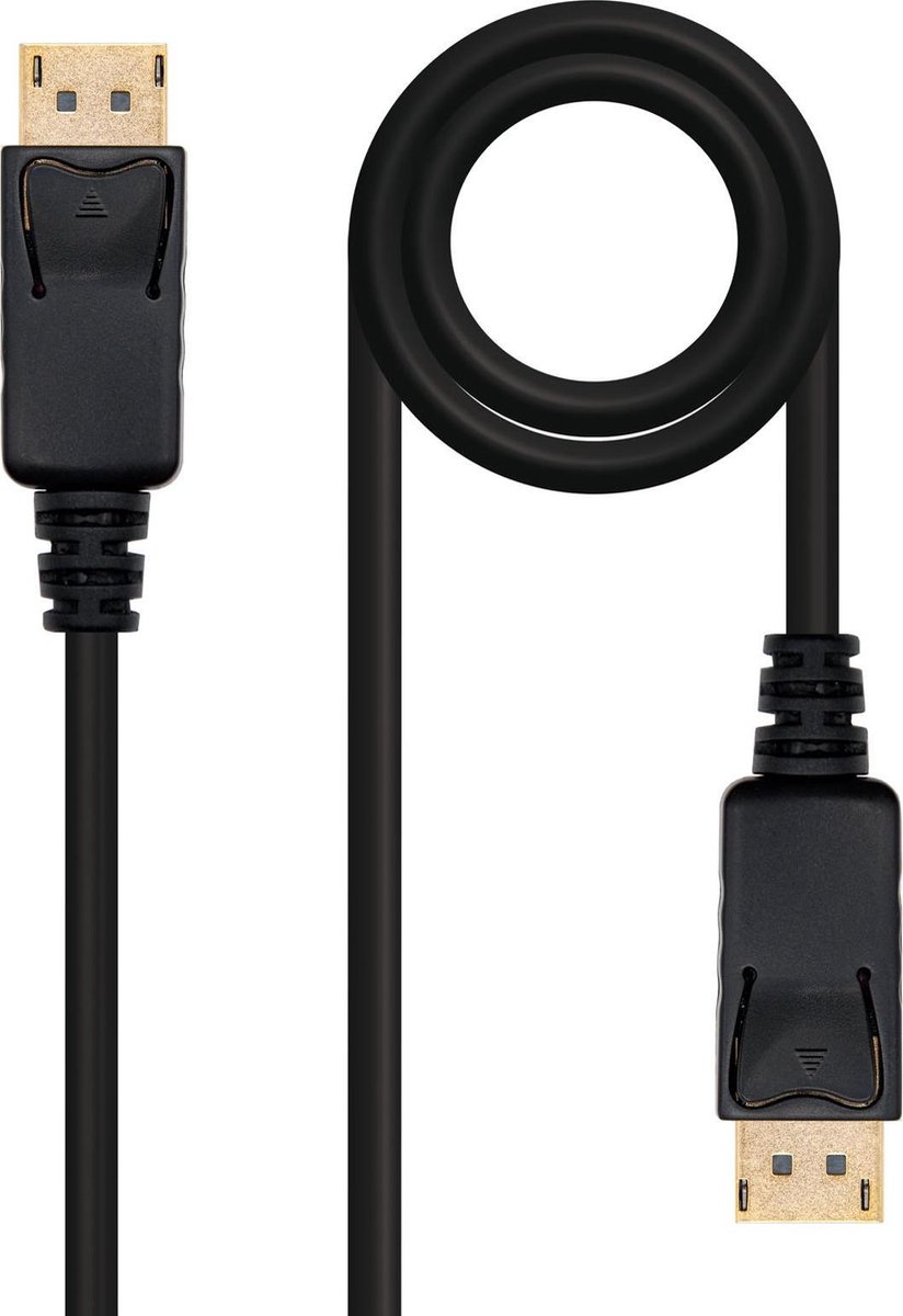 nanocable Nano Cable DisplayPort DP/M-DP/M 2m - Cable DisplayPort - Negro