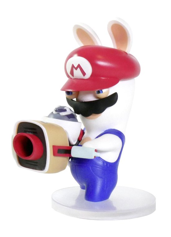 Nintendo Mario + Rabbids Kingdom Battle - Rabbid Mario Figuur - 8 Cm