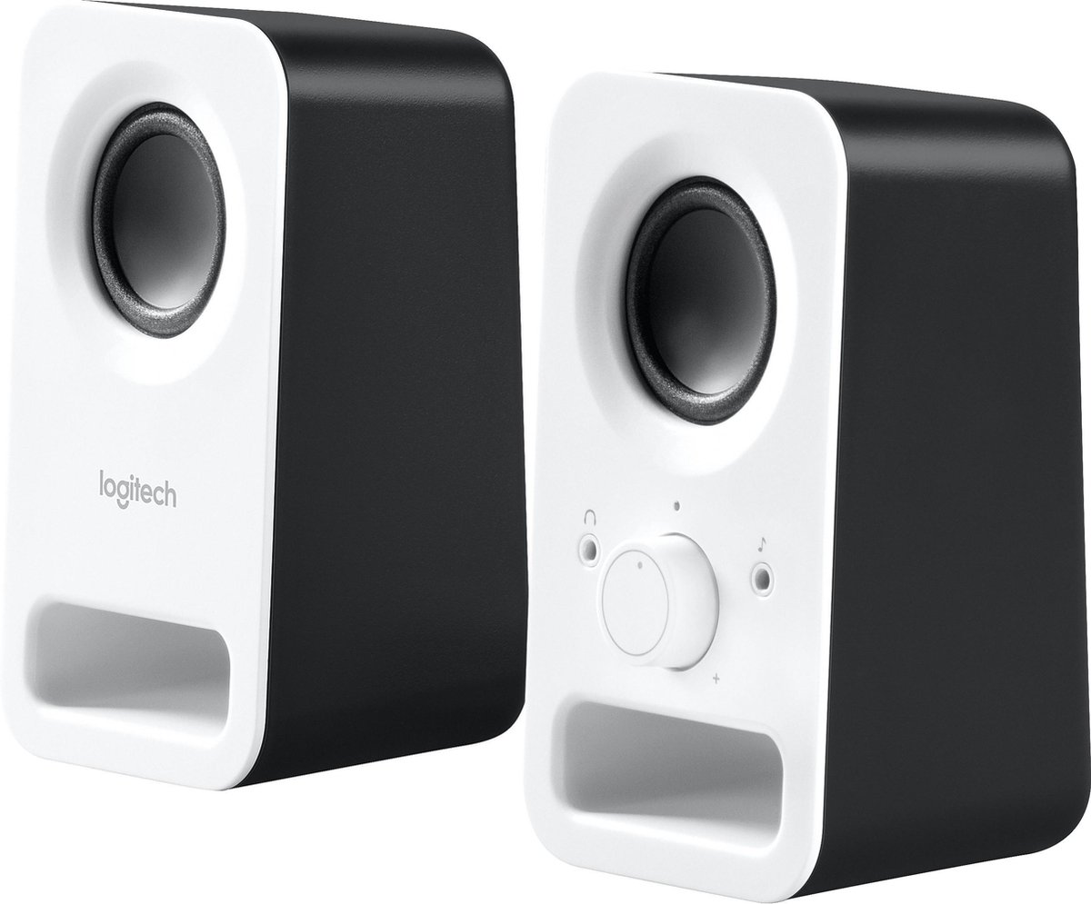 Logitech 2.0 Z150 Blanco - Altavoces - Wit