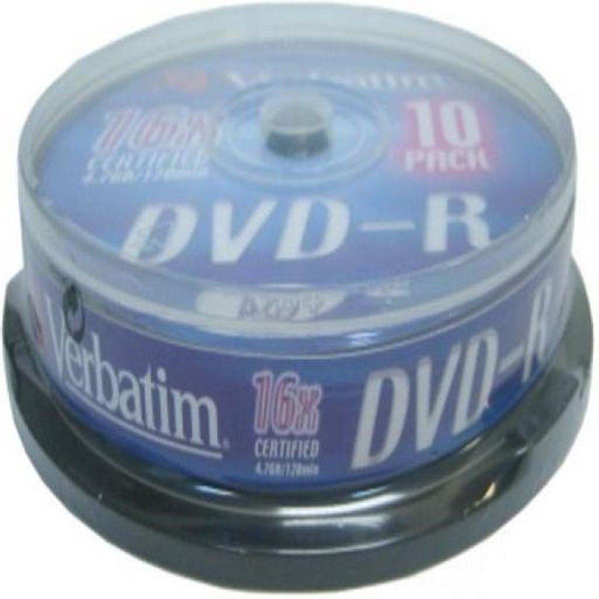 Verbatim DVD-R 4.7GB 16x Tubo 10u - DVD
