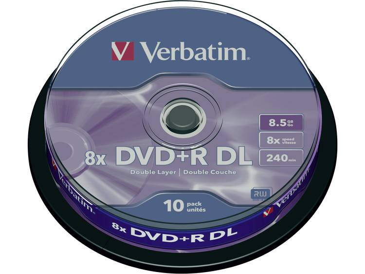 Verbatim DVD+R DL 8.5GB 8x 10u - DVD