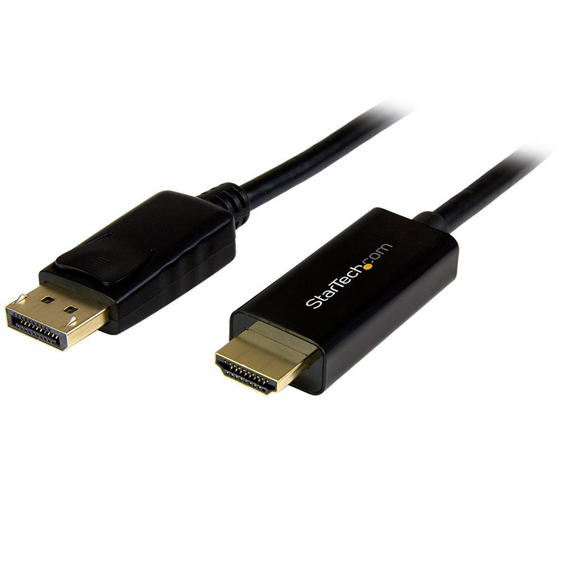 Startech .com DisplayPort a HDMI HD 4K - Adaptador - Negro