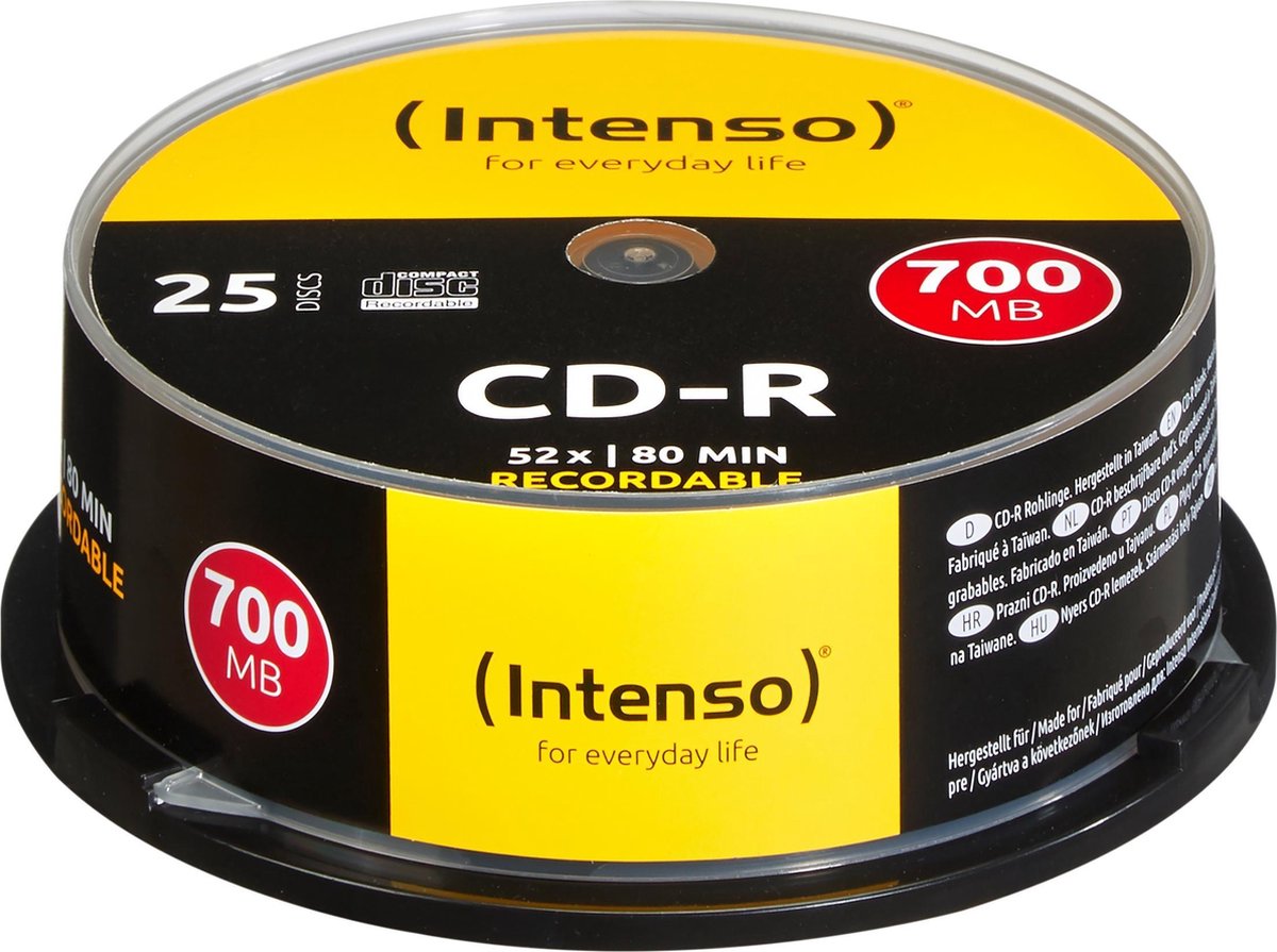 Intenso 700MB/80min 25 unidades - CD-R