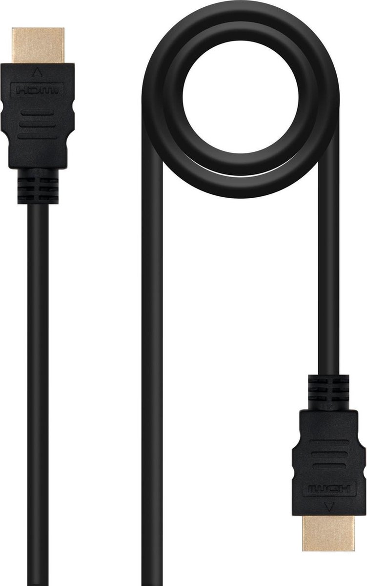 nanocable Nano Cable HDMI V1.4 (Alta Velocidad) - A/M - A/M - 3.0m Cable HDMI - Negro