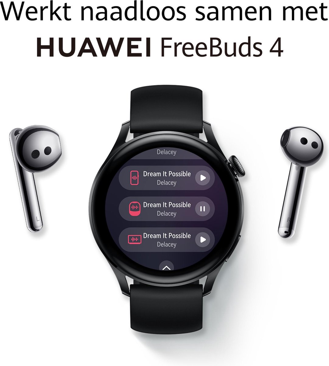 Huawei Watch 3 Active 4G/ 46mm - Zwart
