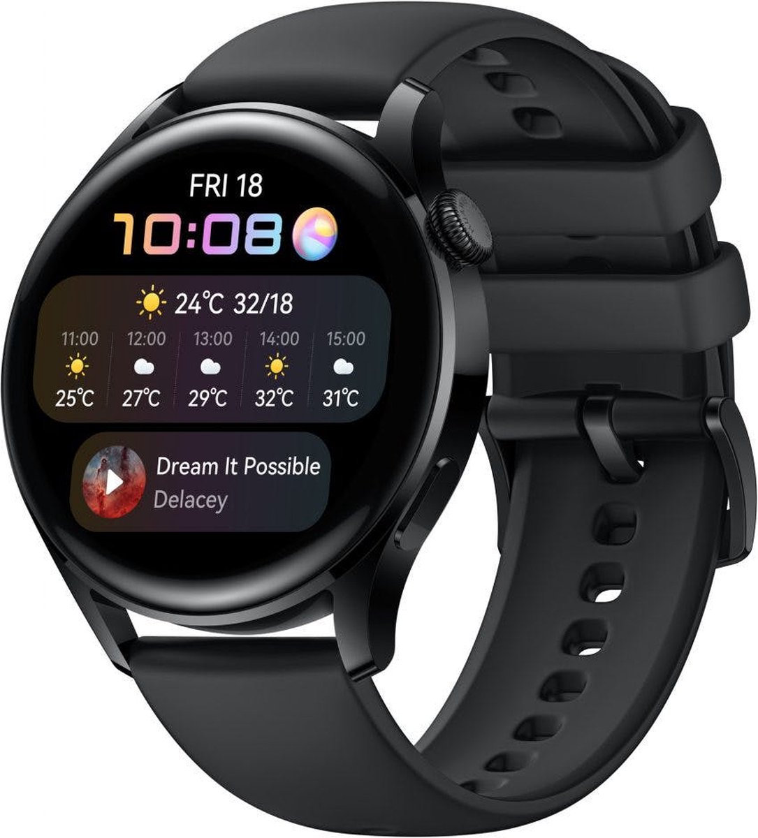 Huawei Watch 3 Active 4G/ 46mm - Zwart