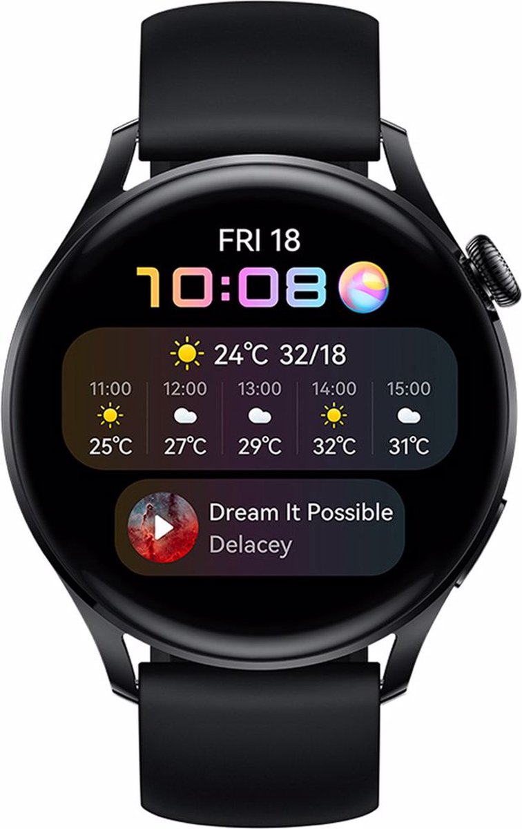 Huawei Watch 3 Active 4G/ 46mm - Zwart