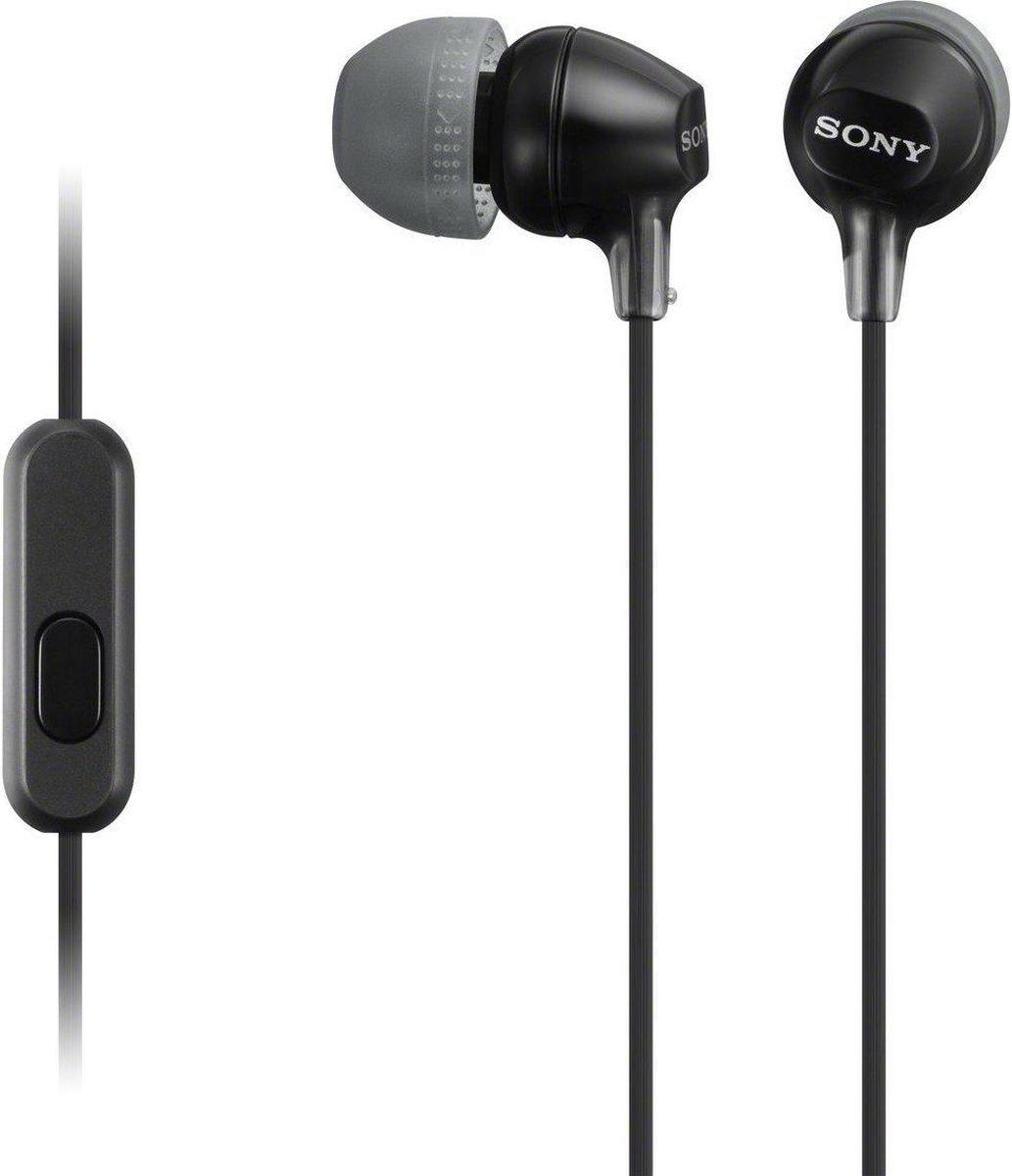 Sony MDR-EX15AP Jack 3.5mm - Auriculares - Negro