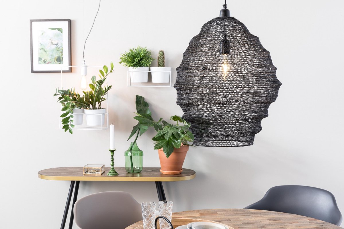 MOOS - Pendant Lamp Lena L Black - Zwart
