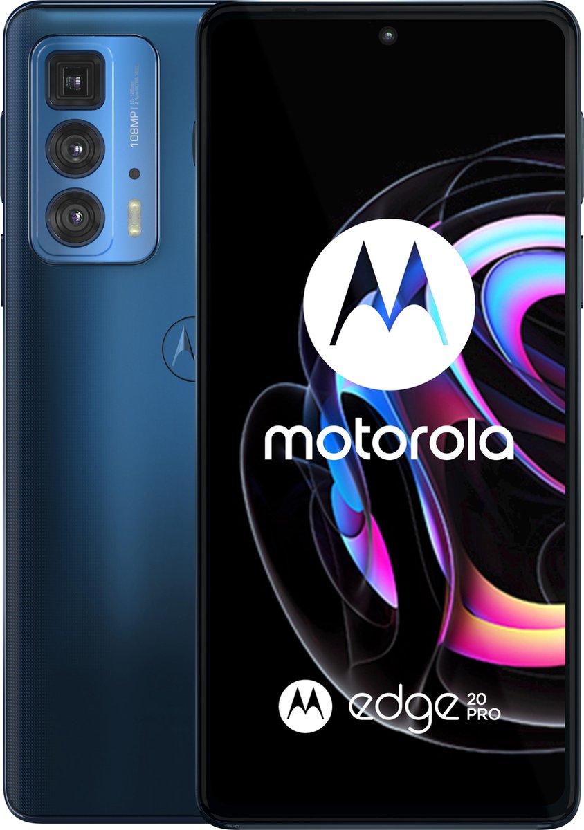 Motorola Edge 20 Pro 256GB 5G - Blauw