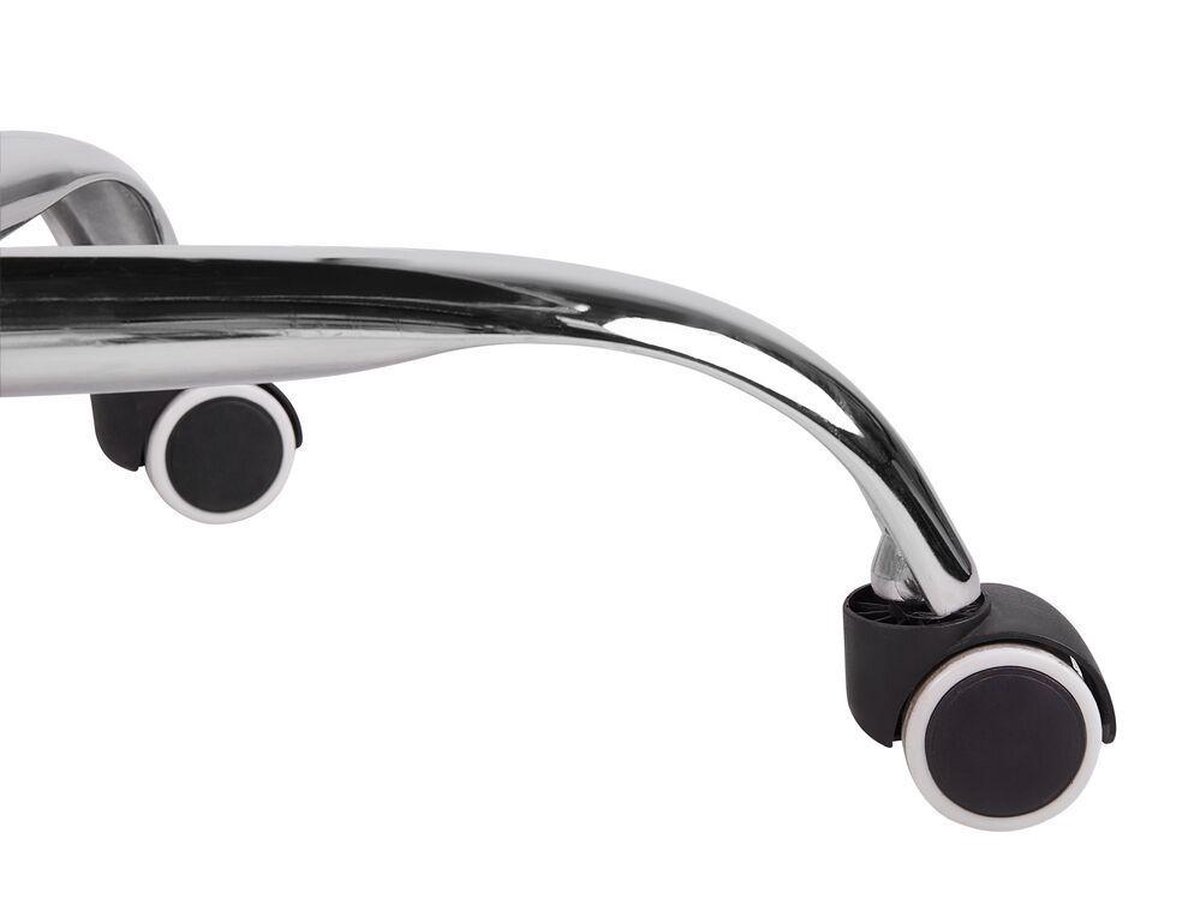 Beliani Princess Bureaustoel Kunstleer 60 X 60 Cm - Roze