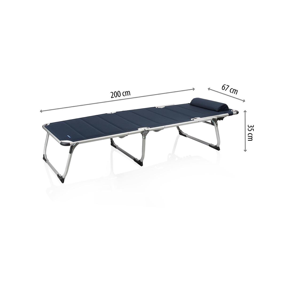 Tristar Opvouwbaar Ligbed Gepolsterd Be-0637 - Blauw