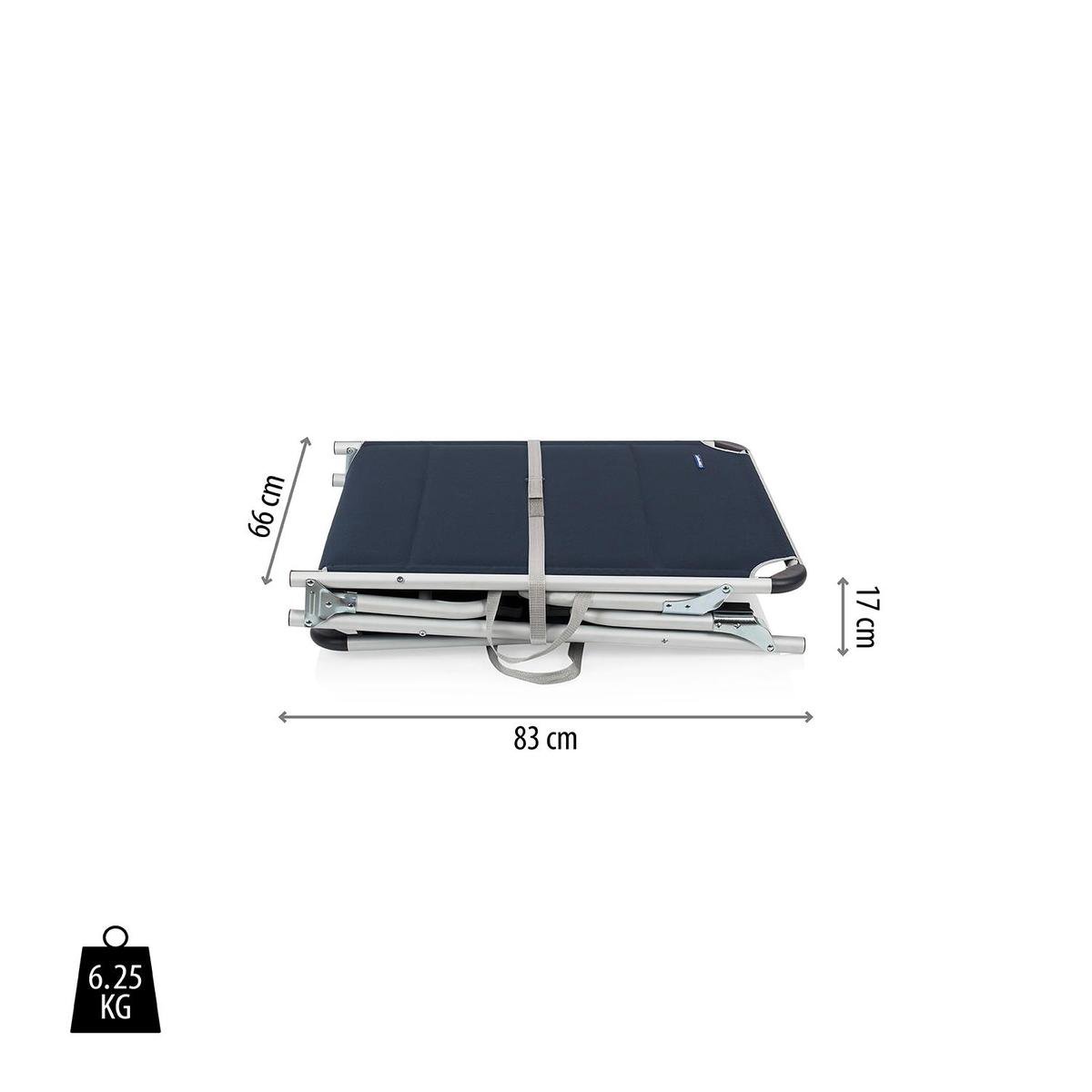 Tristar Opvouwbaar Ligbed Gepolsterd Be-0637 - Blauw