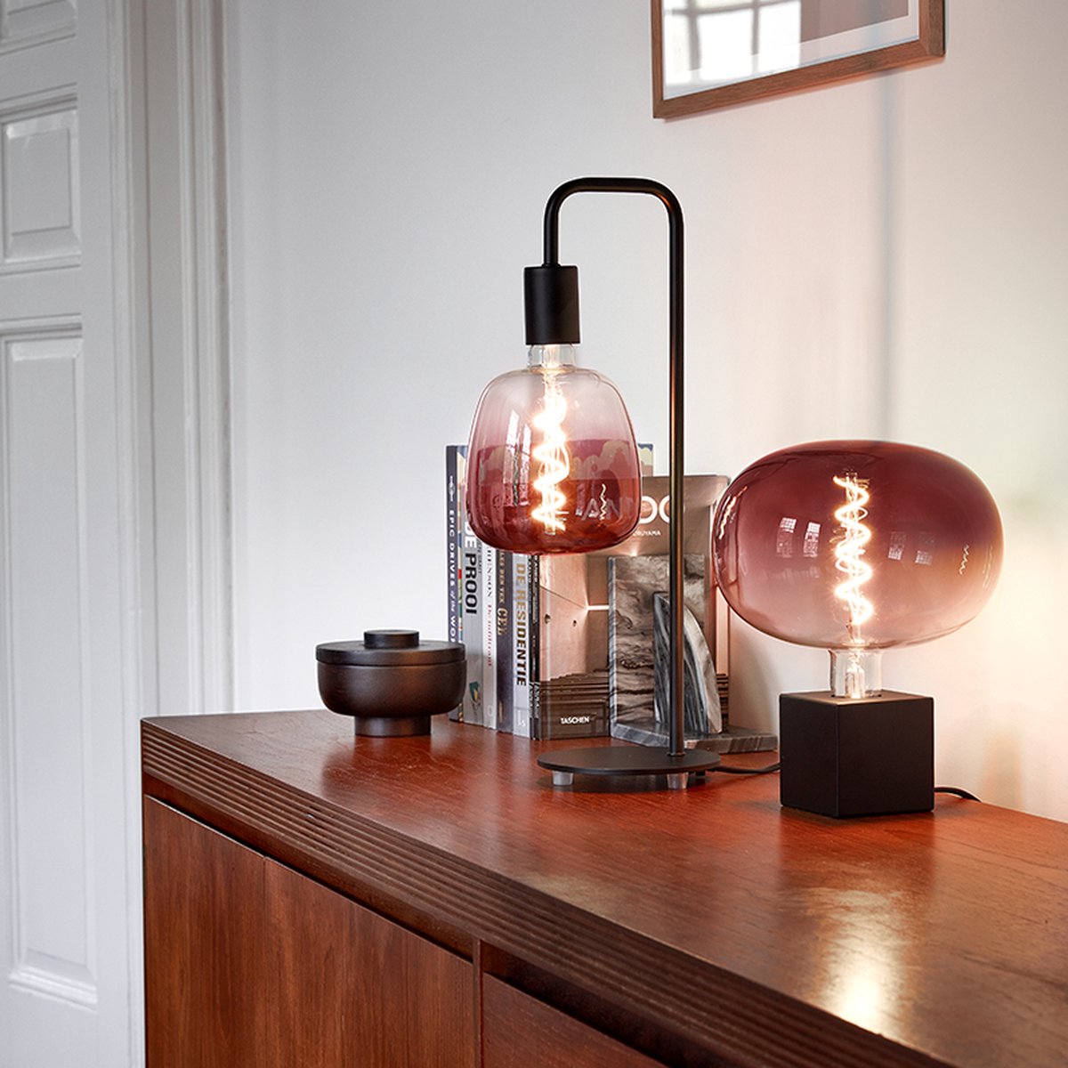 Calex Kiruna Lichtbron E27 - Ø 14 cm - Bruin