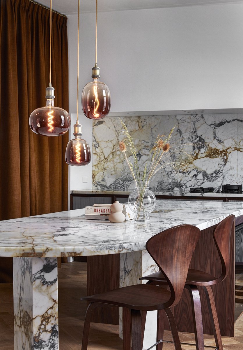 Calex Avesta Lichtbron E27 - Ø 17 cm - Bruin