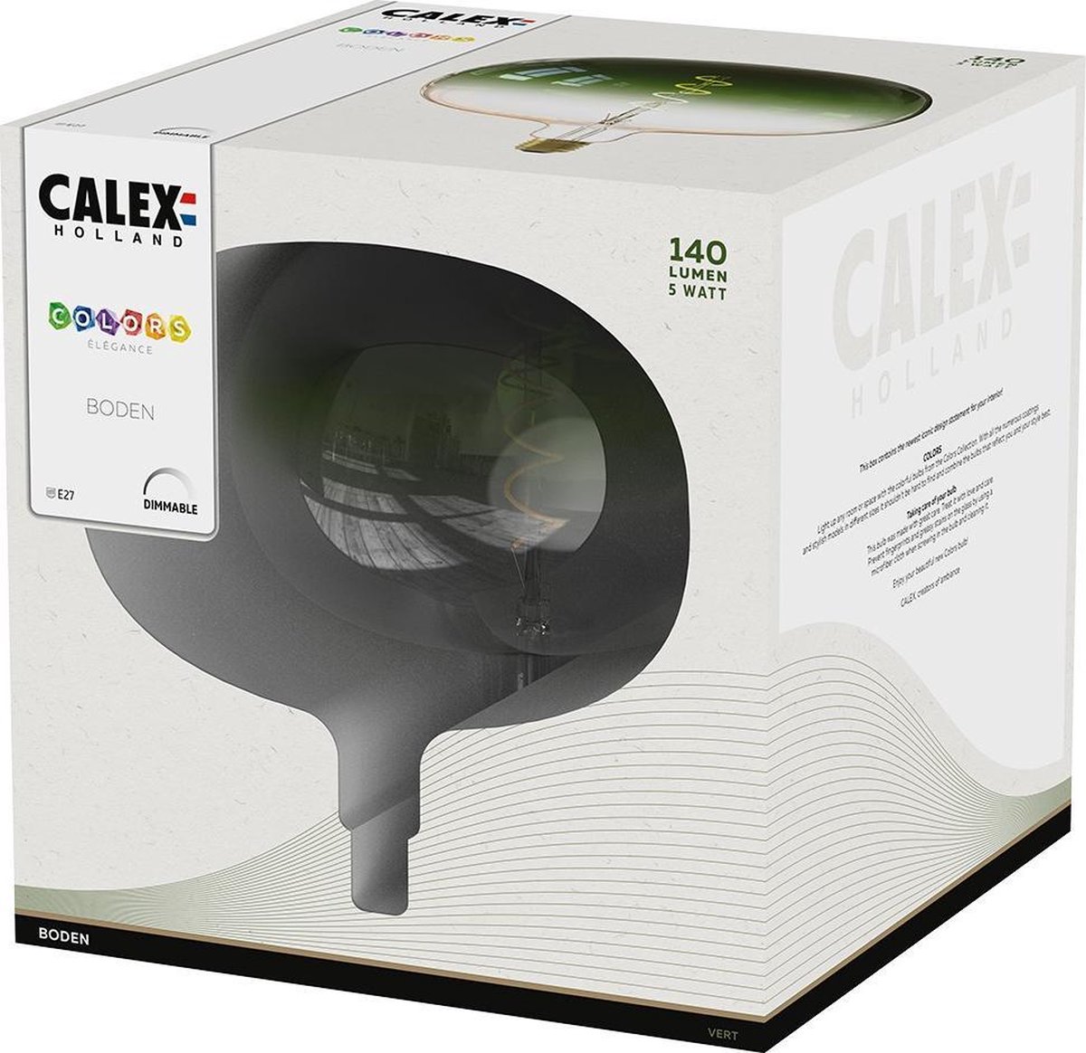 Calex Boden Lichtbron E27 - Ø 22 cm - Groen