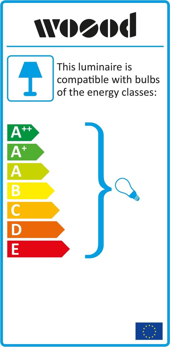 Woood Omar Tafellamp - - Zwart
