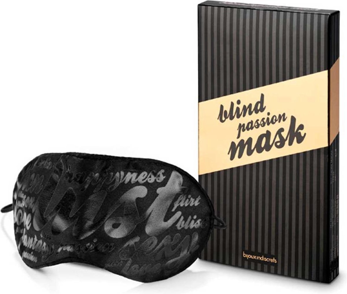 Bijoux Indiscrets Mask Blind Passion - Zwart