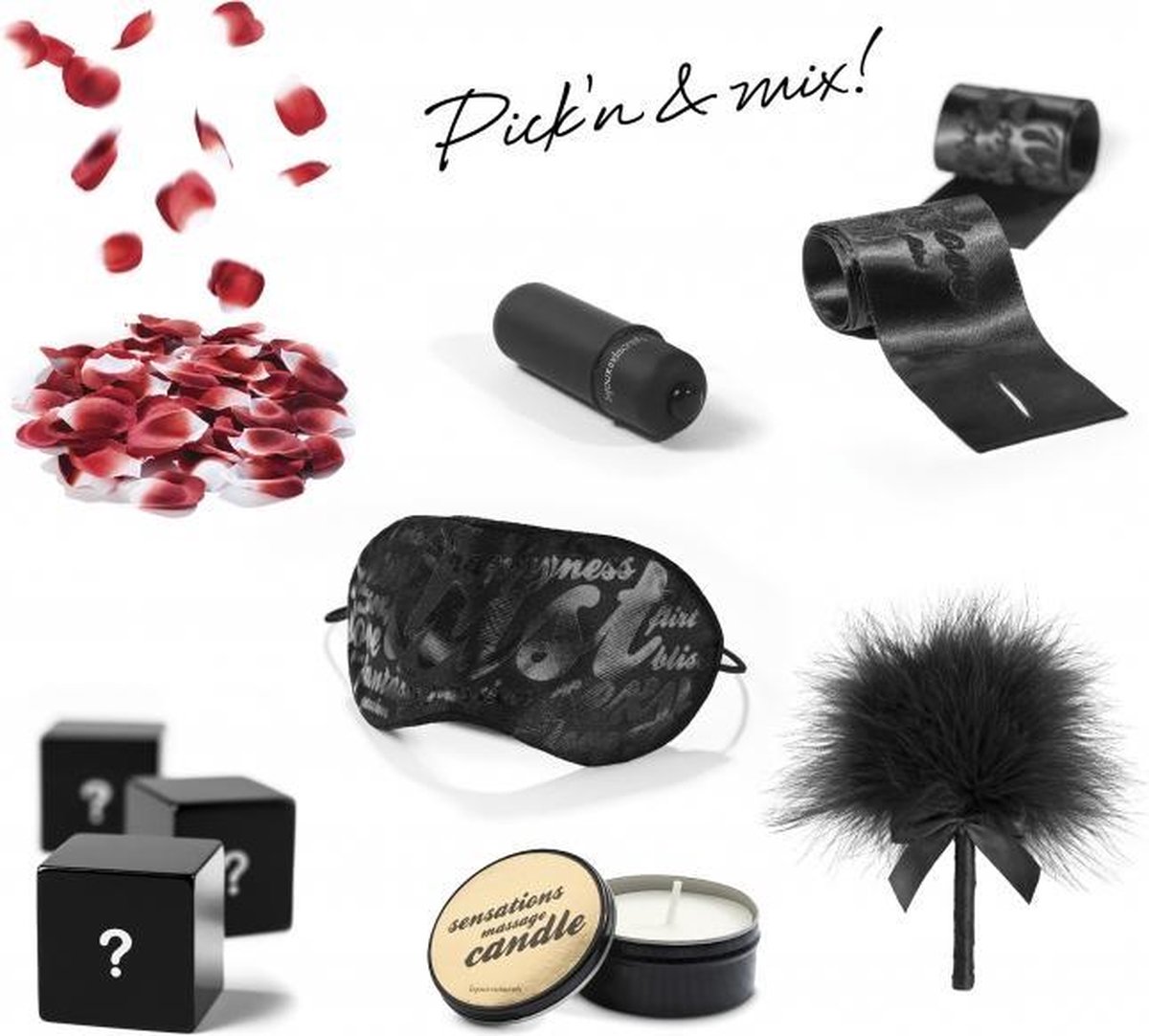 Bijoux Indiscrets Mask Blind Passion - Zwart