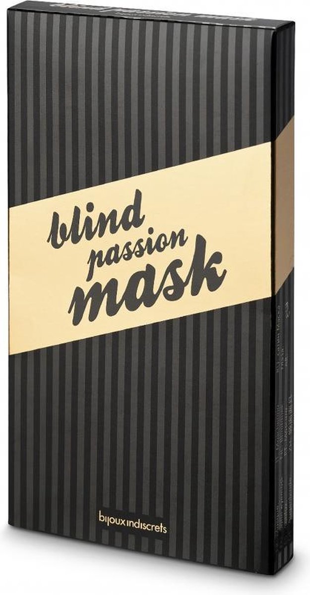 Bijoux Indiscrets Mask Blind Passion - Zwart