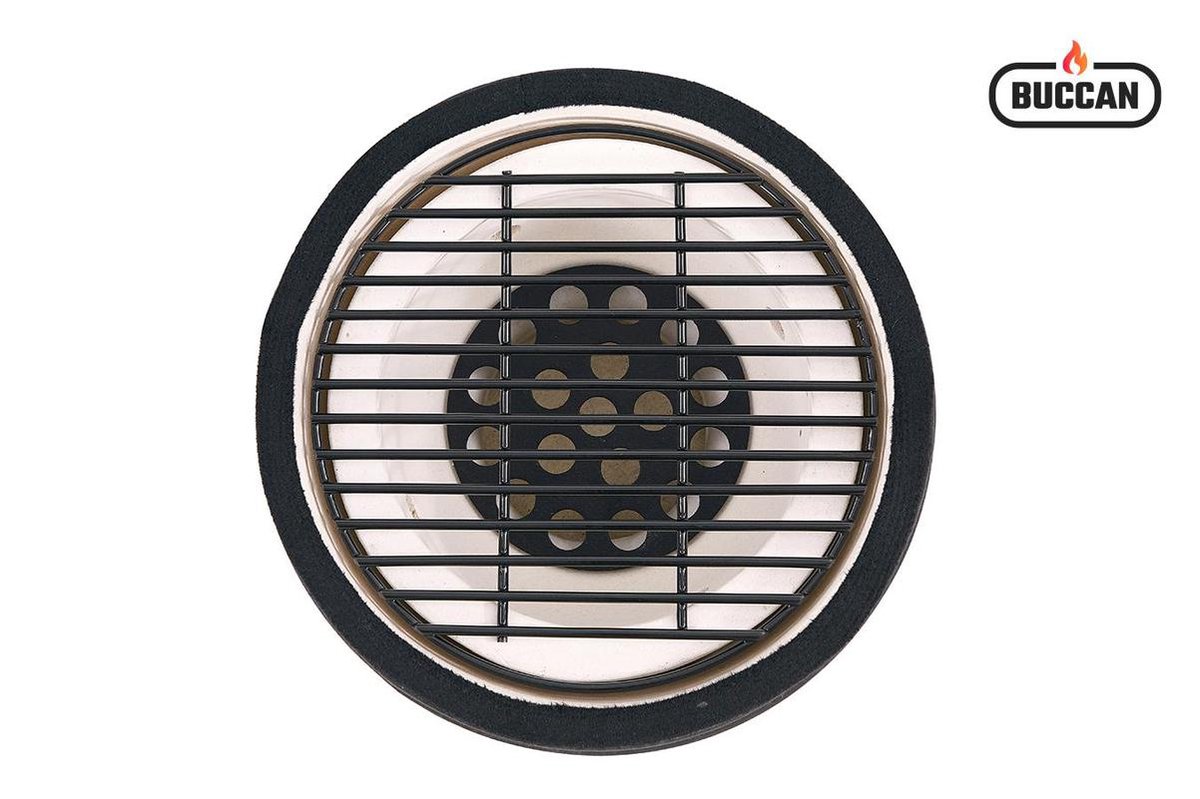 Buccan " - Kamado Barbecue - Sunbury Smokey Egg - Compact 13""""" - Zwart