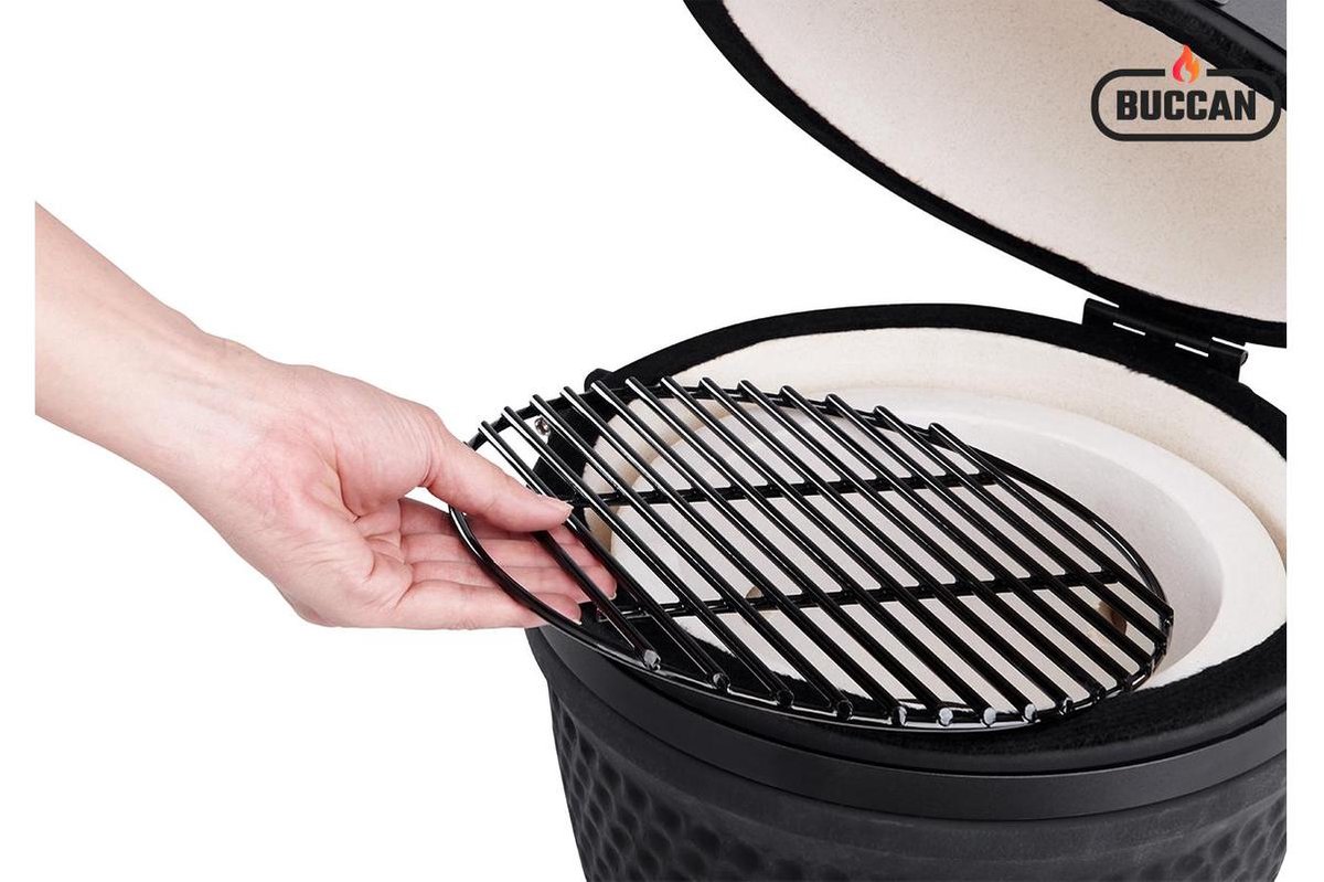Buccan " - Kamado Barbecue - Sunbury Smokey Egg - Compact 13""""" - Zwart