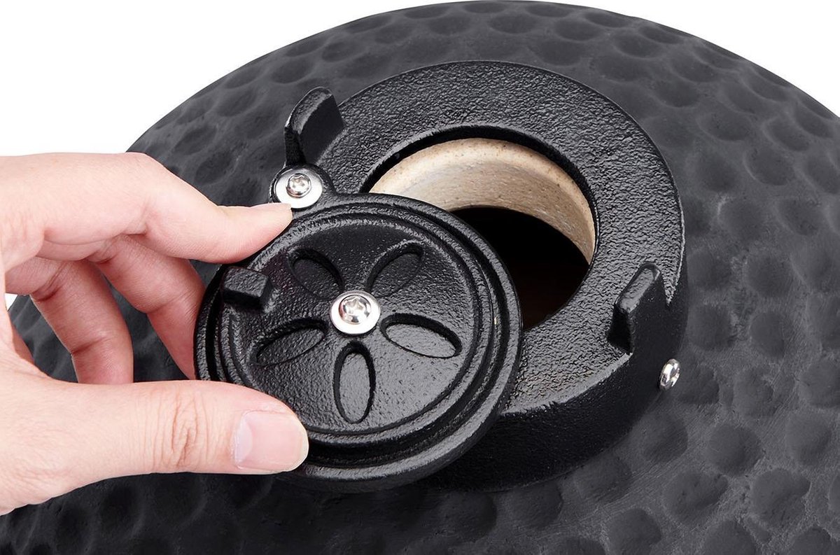 Buccan " - Kamado Barbecue - Sunbury Smokey Egg - Compact 13""""" - Zwart