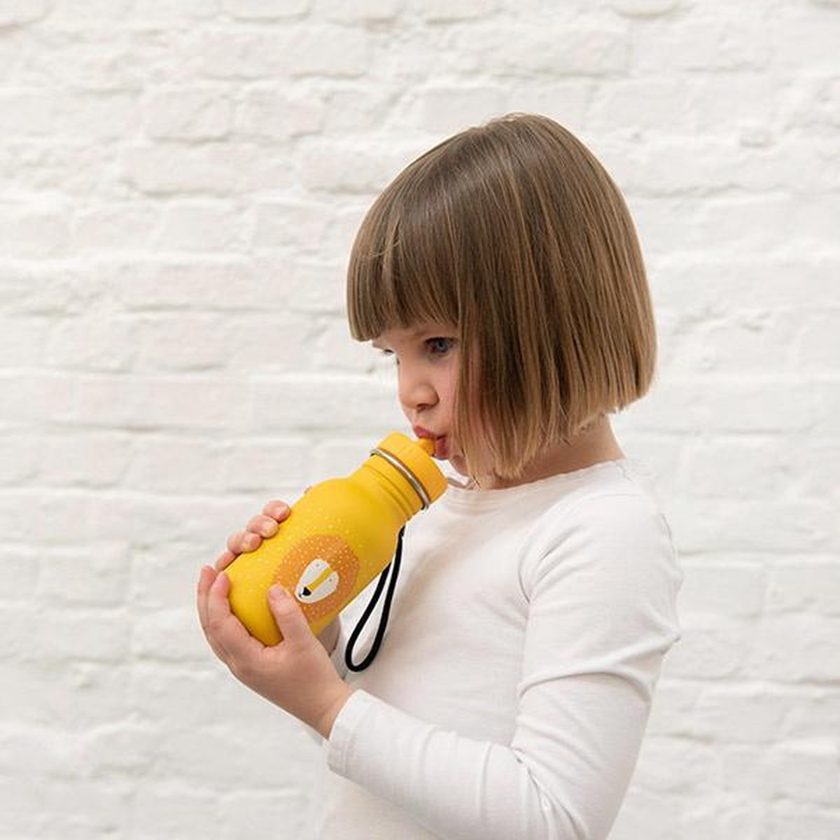 Trixie Drinkbeker Mr. Lion Junior 350 Ml Rvs - Geel